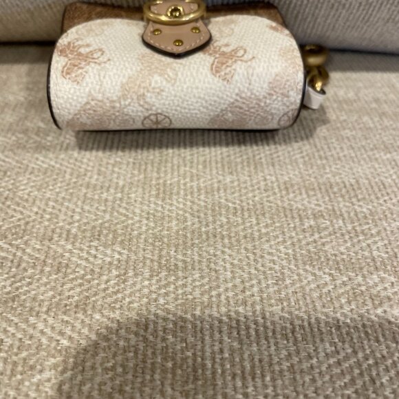 Coach Mini Beat Bag Charm With Horse And Carriage Print - Picture 5 of 8